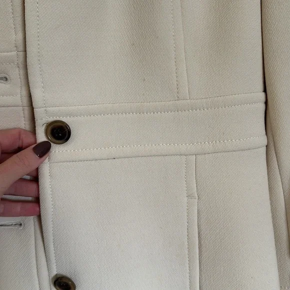 J. Crew Cream Women's Coat - Picture 5 of 6